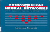 Fundamentals of Neural Networks by Laurene Fausett