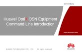 Huawei OptiX OSN Equipment Command Line Introduction-20080628-A