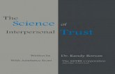 The Science of Interpersonal Trust - Approved for Release