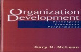 Organization Development- Principles- Processes- Performance by Gary N. McLean
