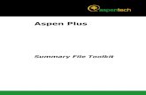 Aspen-Summary File Toolkit