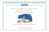 Sheetmusic Digital Hymnbook 1