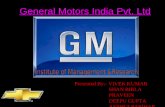 SWOT Analyses of General Motors India Pvt