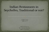 Indian Restaurants in Seychelles Traditional or Not