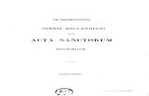 De prosecutione operis Bollandiani quod Acta Sanctorum inscribitur, Namurci 1838