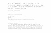 Psychology of Face Recognition Brief Introduction 2ndedition