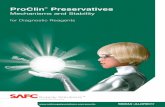 ProClin® Preservatives Mechanisms and Stability for Diagnostic Reagents