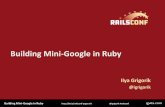 Building a Mini-Google: High-Performance Computing in Ruby