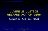 Juvenile Justice Welfare Act of 2006
