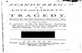 Scanderbeg: Or, Love and Liberty - Thomas Whincop (1747)