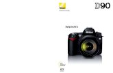 Nikon D90 SLR Camera Pamphlet