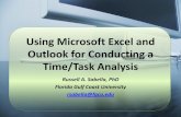 Using Microsoft Outlook and Excel to Conduct Time and Task Analysis