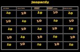 10 Jeopardy LAS TAPASEN LA TASCA HORARIO ESPAÑOL HORARIO ESPAÑOL y TAPAS ¿CÓMO SE DICE? 10.