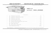 Sharp Sd2060 Copier Service Manual