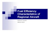 Fuel Efficiency of Regional Aircraft