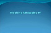 Teaching Strategies IV - Expository Presentation