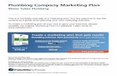 Plumbing company marketing plan