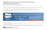 Medical transcription business marketing plan