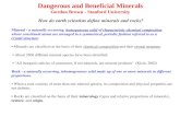 Most Dangerous Minerals Slideshow