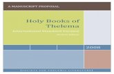 Holy Books of Thelema [ISV]: A Manuscript Proposal