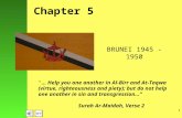 Chapter 5 (Brunei 1945 - 1950)