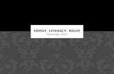 Family Literacy Night Powerpoint