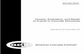 ACI 224.1R-07 Causes, Evaluation, And Repair of Cracks in Concrete Structures