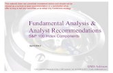 Fundamental Equity Analysis - S&P 100 Index Components (OEX Index)