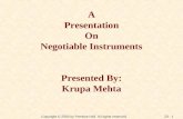 Negotiable Instrument Types