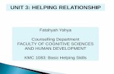 Unit 3 -Helping Relationship