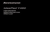 Lenovo IdeaPad Y450 Hardware Maintenance Manual v2.0