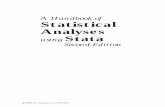 Statistical Analysisi Usin STATA