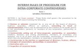 Interim Rules of Procedure Governing Intra-corporate Controversies