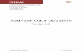 Uid Data Updation Ver 1.0 29 June