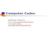 Lecture Computer Codes