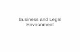 Business Legal Environment Unit 1