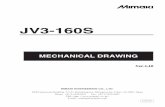 JV3-160S Mechanical Drawing