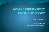 Awake Fiber-optic Bronchoscopy