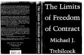 M.J. Trebilcock - The Limits of Freedom of Contract