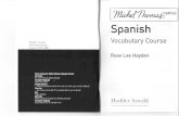 Michel Thomas Spanish Method Vocabulary Course