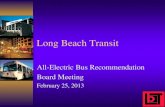 Long Beach Transit Staff Recommendation to Board