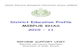 Profile Mirpurkhas 2010-11
