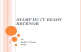 Stamp Duty Ready Recknor