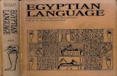 Sir E.a. Wallis Budge - Egyptian Language