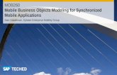 Mobile Business Objects Modeling for Synchronized Mobile Applications