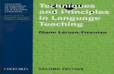 Techniques and Principles in Language Teaching Diane Larsen Freeman Oup 210 Pp