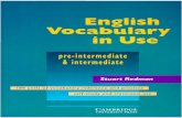 Cambridge University Press - English Vocabulary in Use (Pre & Intermediate)