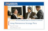 Using Maintenance Strategy Plans