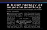 A Brief History of Supercapacitors