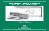 Autocad 2010 Tutorial Second Level 3d Modelling